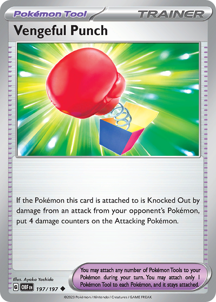 Obsidian Flames Vengeful Punch #197/197